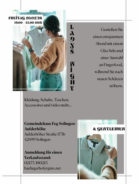  Ladys Night FeG Solingen-Aufderhöhe - Foto 1