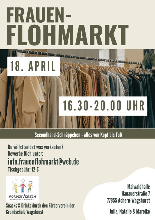  Frauenflohmarkt- von Kopf bis Fuß- in Achern Wagshurst - Foto 1