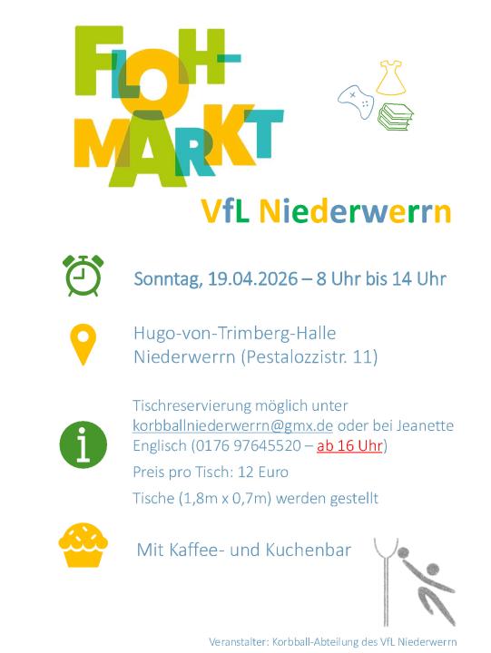  Hallenflohmarkt des VfL Niederwerrn - Foto 1
