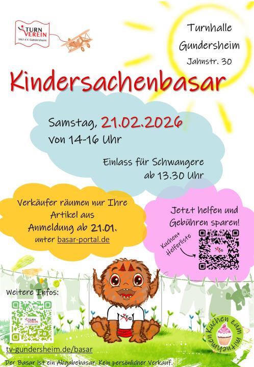  Kindersachenbasar Gundersheim - Foto 1