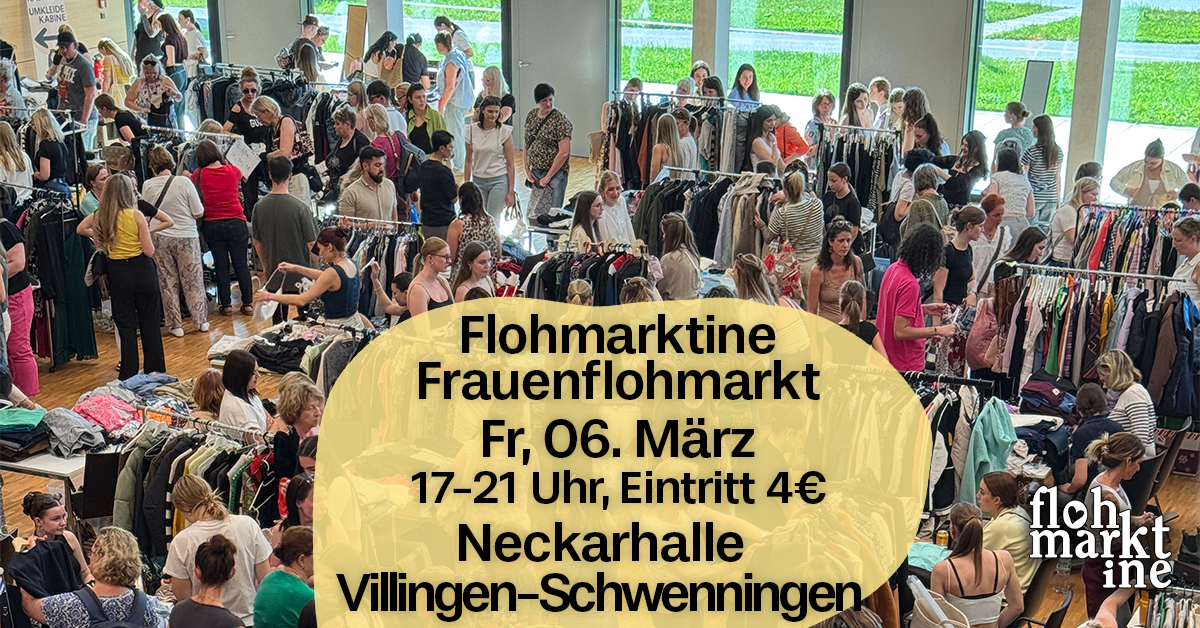  Flohmarktine Frauenflohmarkt / Mädchenflohmarkt! Fr, 06. März Neckarhalle Villingen-Schwenningen - Foto 1