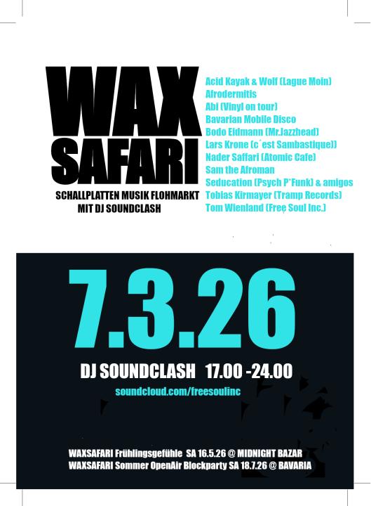  WAXSAFARI Schallplatten Musikmarkt mit DJ Soundclash - Foto 2