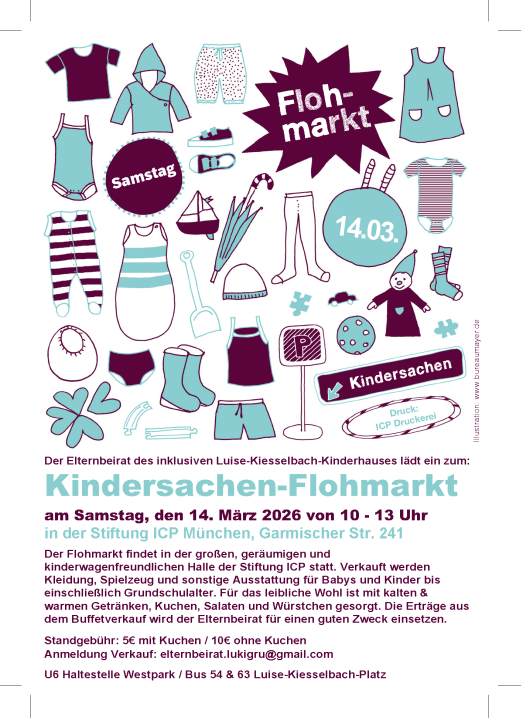  Kindersachenflohmarkt des Elternbeirats in der Stiftung ICP - Foto 1