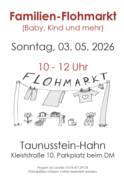  Taunussteiner Familien Flohmarkt für Baby, Kinder und mehr - Foto 1