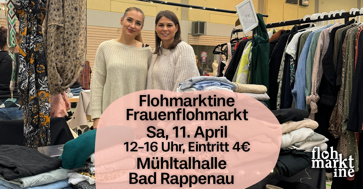  Flohmarktine Frauenflohmarkt / Mädchenflohmarkt!? Sa, 11. April Bad Rappenau Mühltalhalle - Foto 1