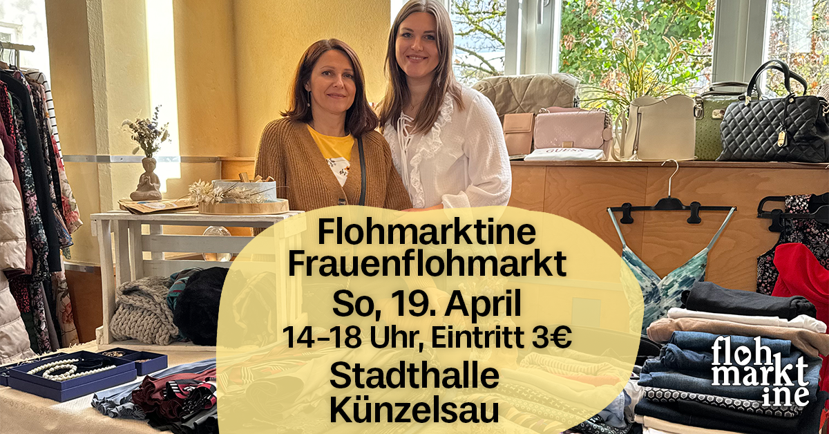  Flohmarktine Frauenflohmarkt / Mädchenflohmarkt! So, 19. April, Stadthalle Künzelsau - Foto 1