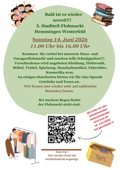  3. Stadtteilflohmarkt Hemmingen Westerfeld - Foto 1