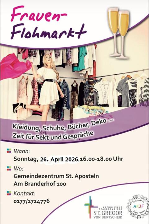 Großer Frauenflohmarkt im Gemeindezentrum St. Aposteln in AC-Burtscheid - Foto 1