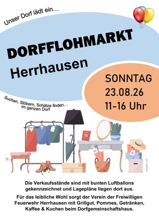  Dorfflohmarkt Herrhausen (38723 Seesen) - Foto 1