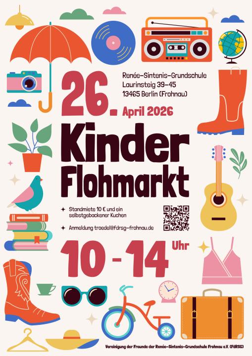  Kinder Flohmarkt in der Renée-Sintenis-Grundschule in Frohnau - Foto 1