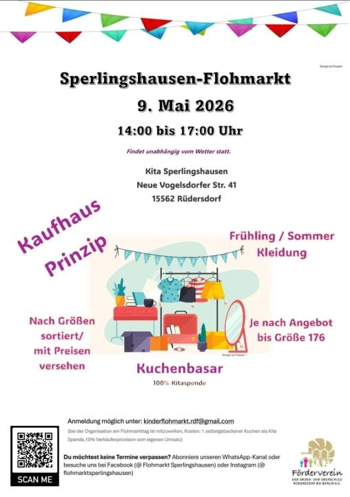  Sperlingshausen-Flohmarkt, Kinderflohmarkt im Kaufhausprinzip - Foto 1