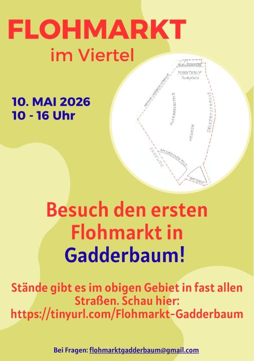  1. Nachbarschaftsflohmarkt im Viertel Gadderbaum / ohne Anmeldung / ohne Standgebühr - Foto 2