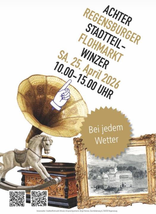  Stadtteilflohmarkt Regensburg Winzer - Foto 1