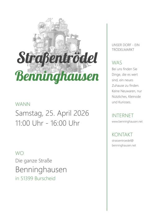  Straßentrödel in Benninghausen: Das ganze Dorf wird zur Trödelmeile - Foto 1