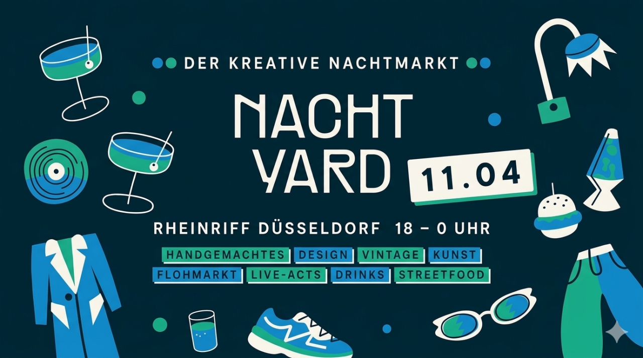  NACHTYARD - Der kreative Nachtmarkt in DÜSSELDORF - Foto 1