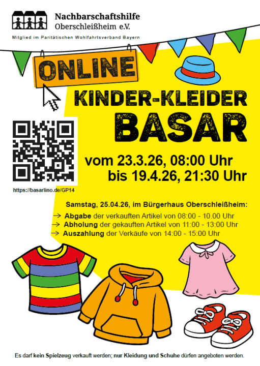  Online Kinder-Kleider-Basar der Nachbarschaftshilfe Oberschleißheim e.V. - Foto 1