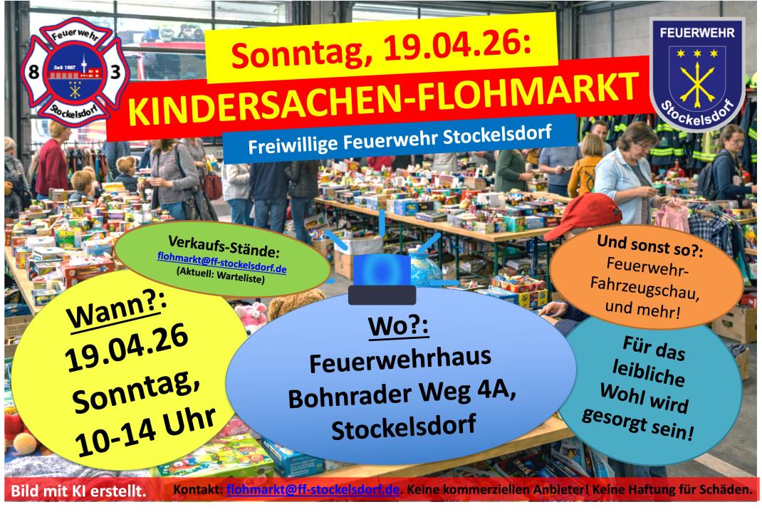  Kindersachen-Flohmarkt bei der Freiwilligen Feuerwehr Stockelsdorf - Foto 1