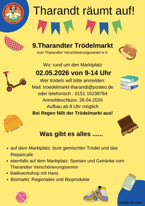  "Tharandt räumt auf" - 9. Tharandter Trödelmarkt - Foto 1
