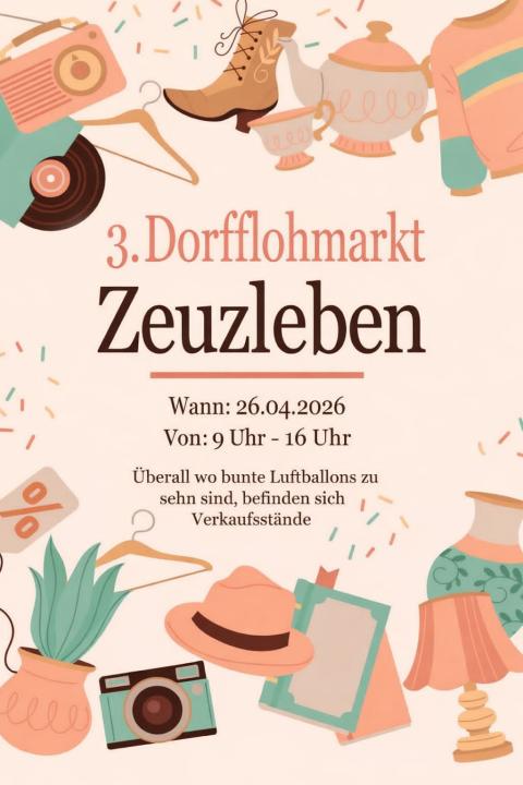  3. Dorfflohmarkt in Zeuzleben - Foto 1