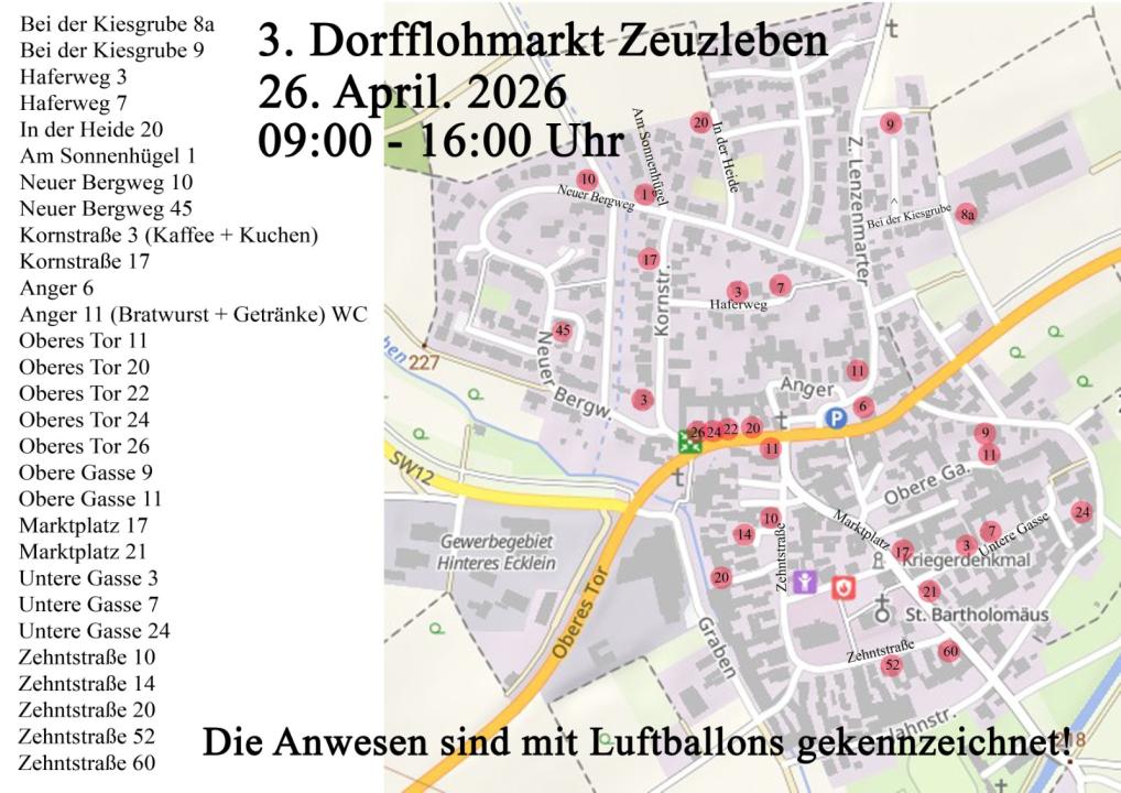  3. Dorfflohmarkt in Zeuzleben - Foto 2