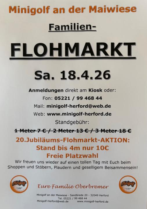  Familien-Flohmarkt auf der Minigolfbahn an der Maiwiese - Foto 3