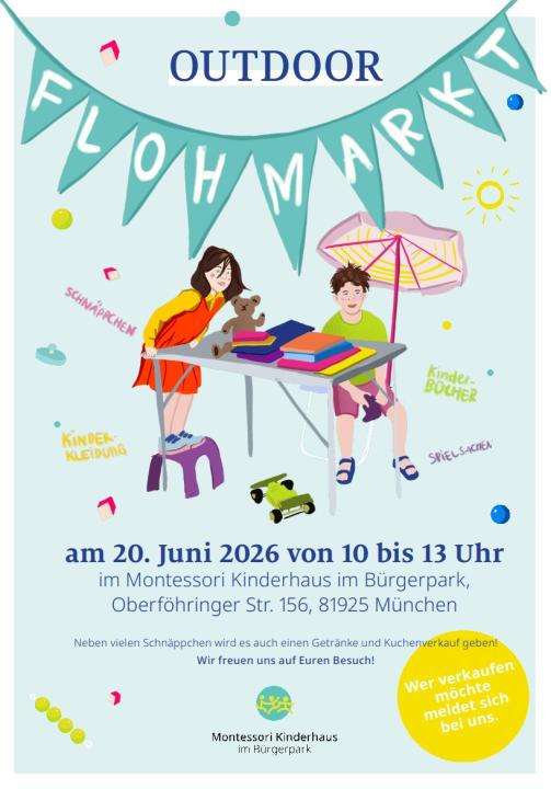  Ourdoor-Flohmarkt im Montessori Kinderhaus im Bürgerpark - Foto 1