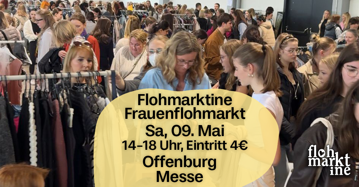  Flohmarktine Frauenflohmarkt / Mädchenflohmarkt!? Sa, 09. Mai Offenburg Messe - Foto 1