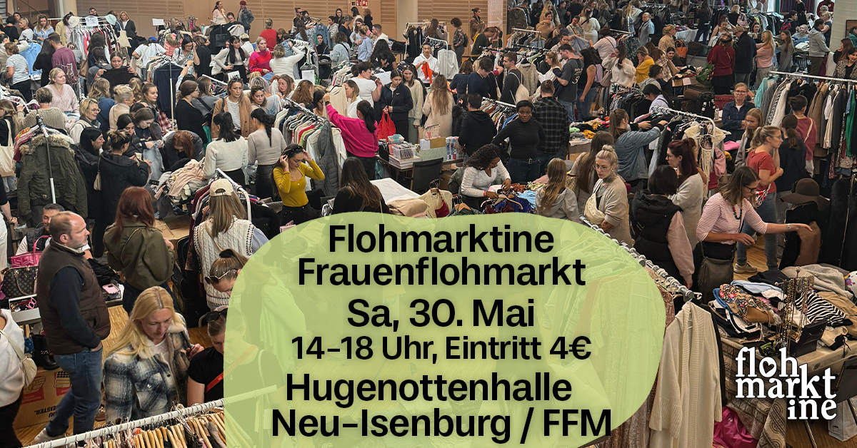  Flohmarktine Frauenflohmarkt / Mädchenflohmarkt!? Sa, 30. Mai Neu-Isenburg / Frankfurt - Foto 1