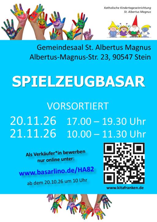  Spielzeugbasar Kita St Albertus Magnus in Stein 2026 - Foto 2